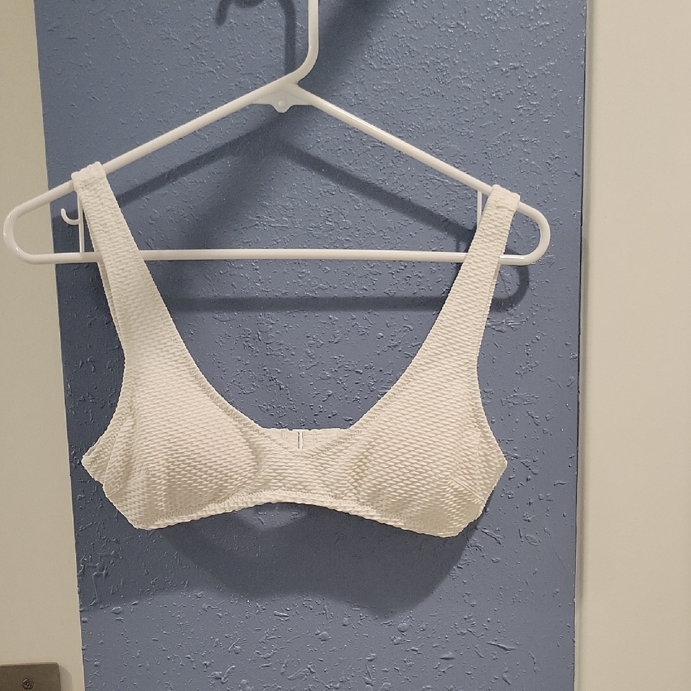Aerie White Swim Top